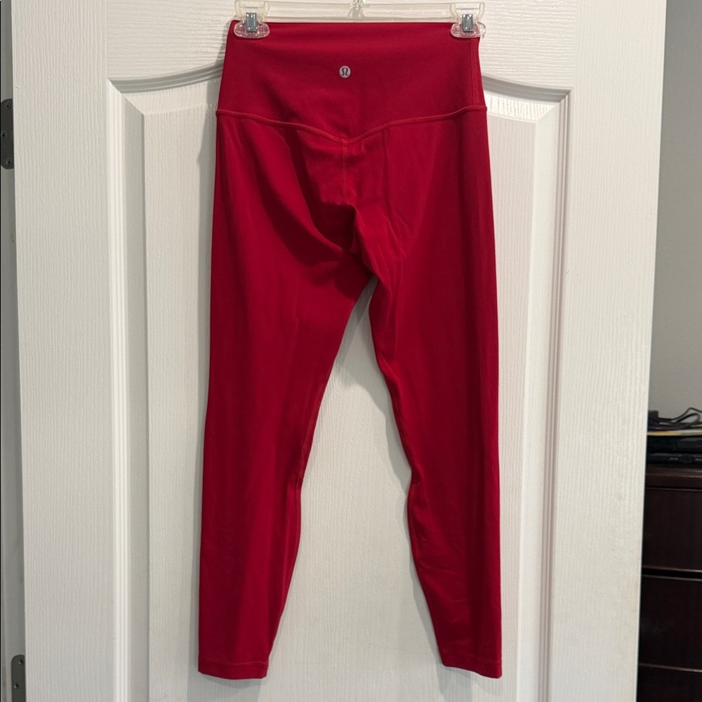 Lululemon Align high rise 25” red